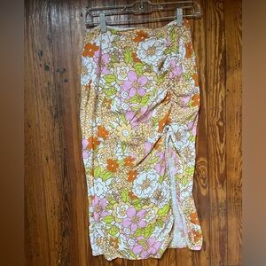 Vintage groovy midi skirt